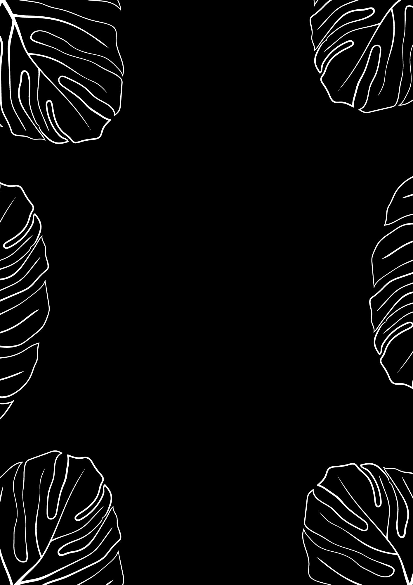 Hoja papel negra diseno